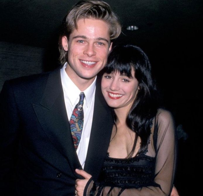 Brad Pitt en Jill Schoelen.