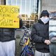 Vijftien 'broeders' demonstreren tegen 'klein Guantánamo'