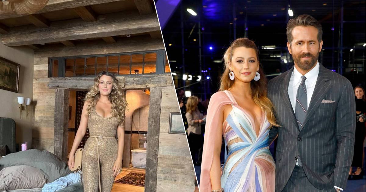 Actress Blake Lively Stuns in Michael Kors Jumpsuit and Reveals Secret ...