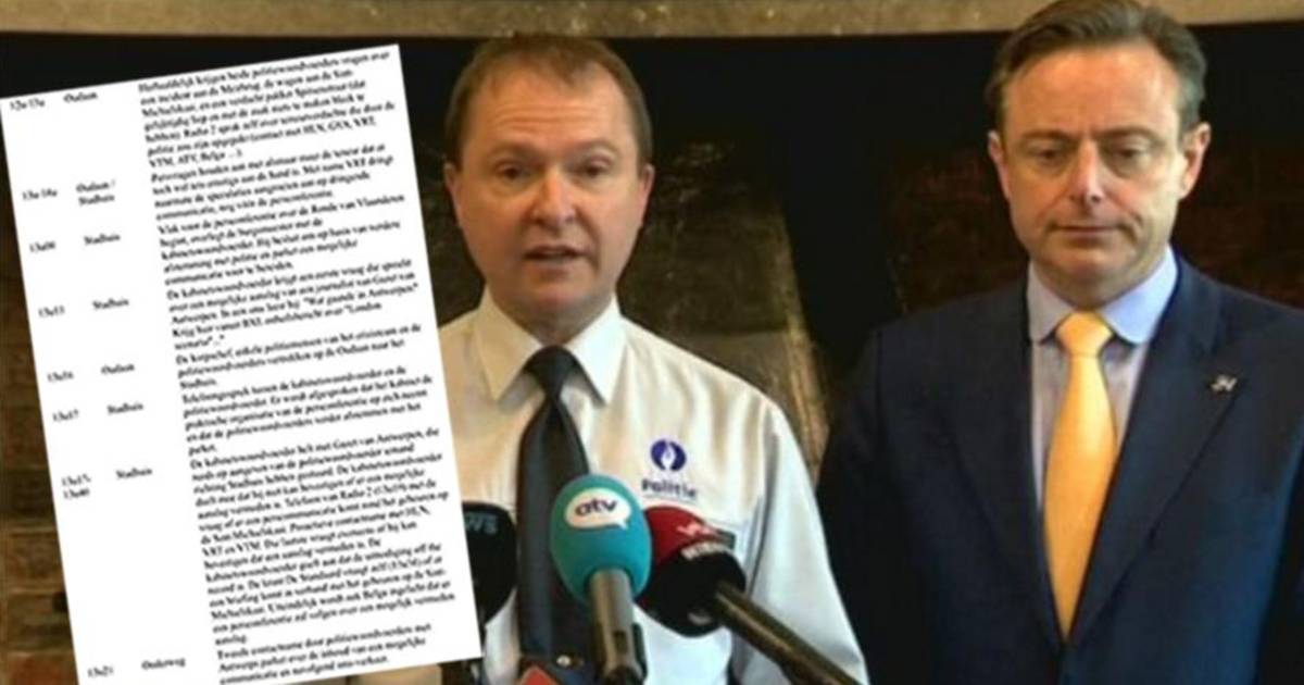 was die persconferentie wel nodig de wever geeft documenten van timing meir incident vrij binnenland hln be