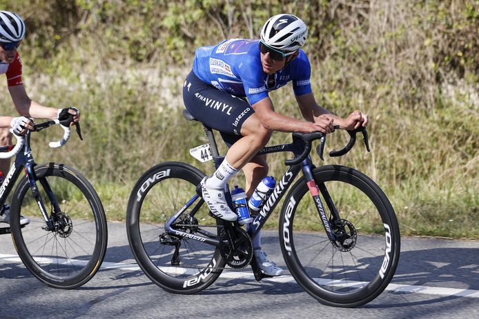 Amurrio - Spain - cycling - Remco Evenepoel (BEL - Quick-Step Alpha Vinyl Team) pictured during 61st Itzulia Basque Country (2.UWT) stage 3 between Llodio and Amurrio (181.7KM) - Photo: Luis Angel Gomez/SCA/Cor Vos © 2022 © Photo News  ! only BELGIUM !