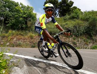 Biniam Girmay over de veelzeggende emoji van Mathieu van der Poel: “Ik heb alles gegeven wat ik had”