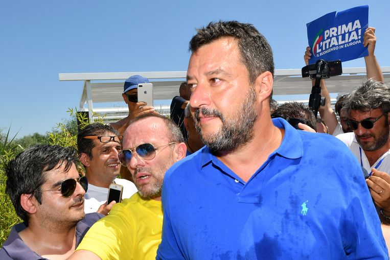 Matteo Salvini  Beeld AFP