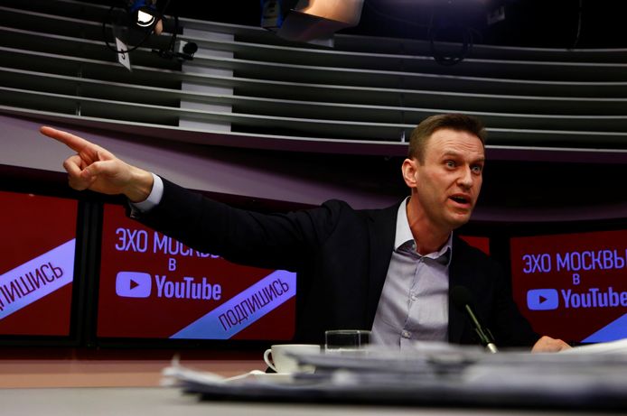 De Russische oppositieleider Aleksej Navalny mag niet deelnemen aan de verkiezingen.