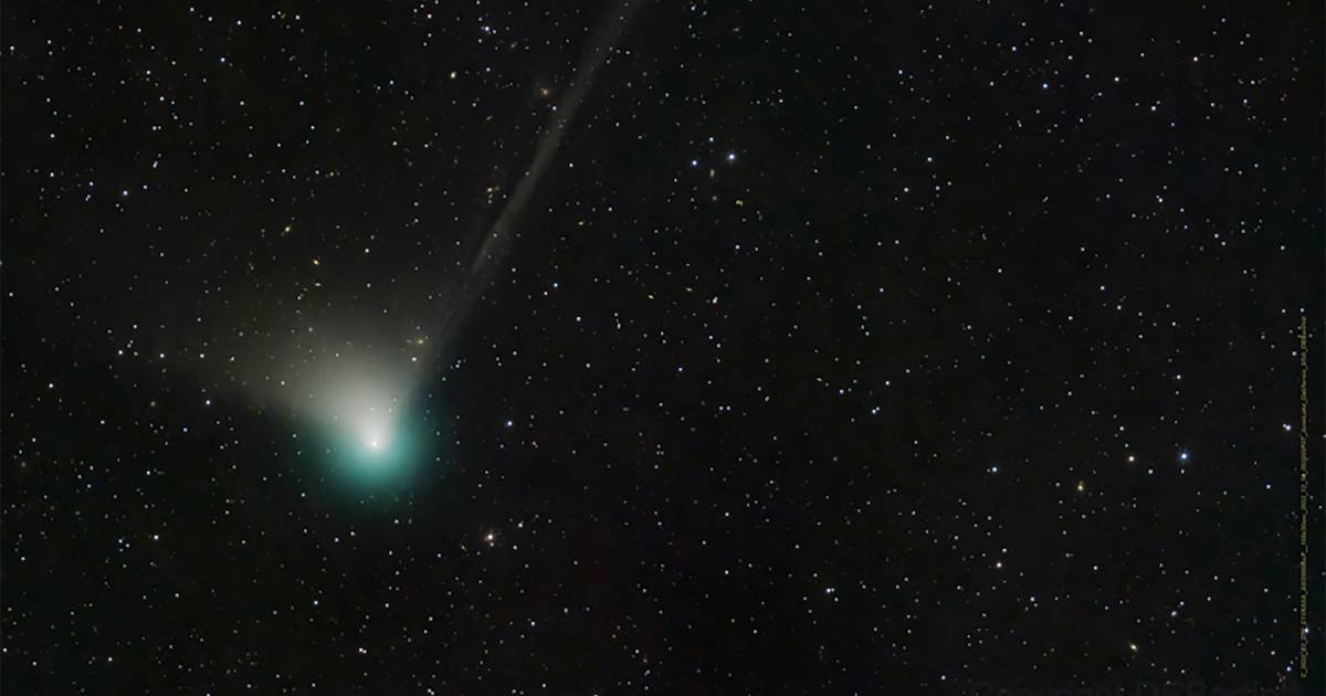 The green comet will appear in the night sky for the first time in 50,000 years |  Instagram VTM News