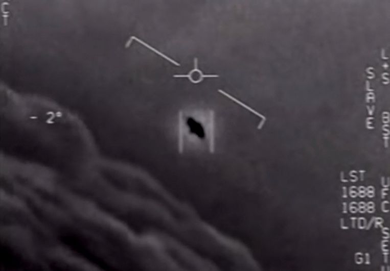 Een ongeïdentificeerd vliegend object, ofwel ufo. Beeld AFP PHOTO/US DEPARTMENT OF DEFENSE