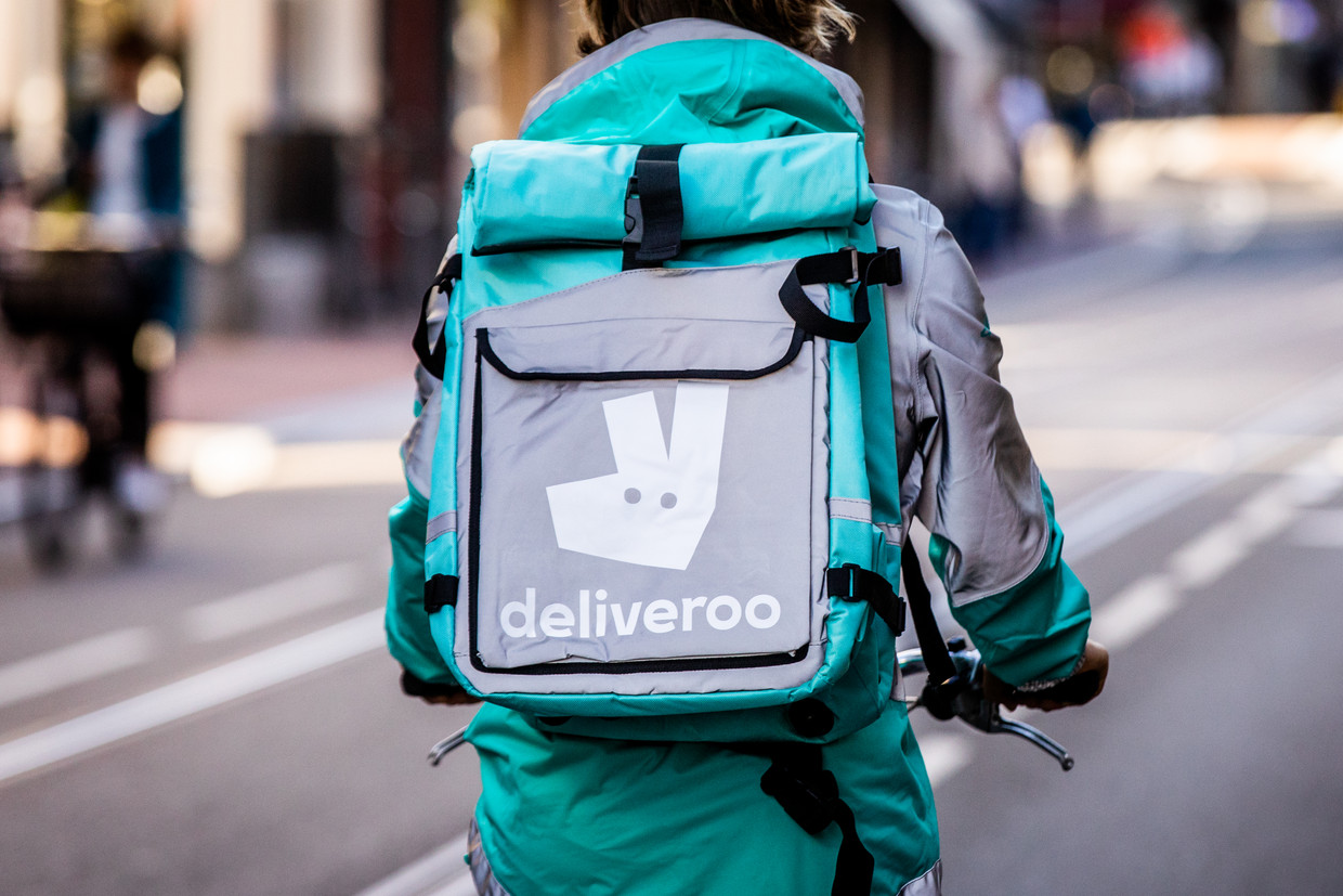 Een koerier van Deliveroo. Beeld ANP