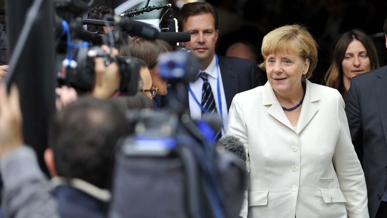 De Duitse bondskanselier Angela Merkel. Beeld ANP
