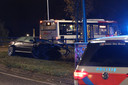 Auto verliest motorblok in Sint-Michielsgestel.