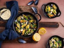 Wat Eten We Vandaag: Gegratineerde mosselen met knoflookboter en citroen