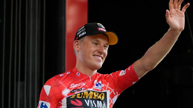 Mike Teunissen geëmotioneerd na veroveren rode trui: ‘Dit doet me wel wat’