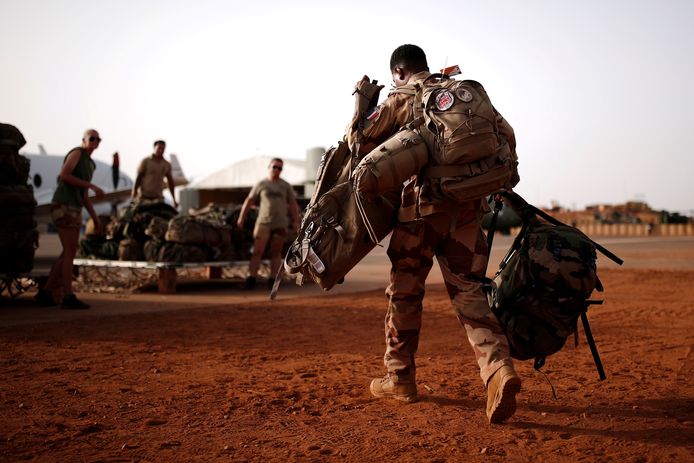 Archiefbeeld. Franse soldaten in Mali. (01/08/2021)