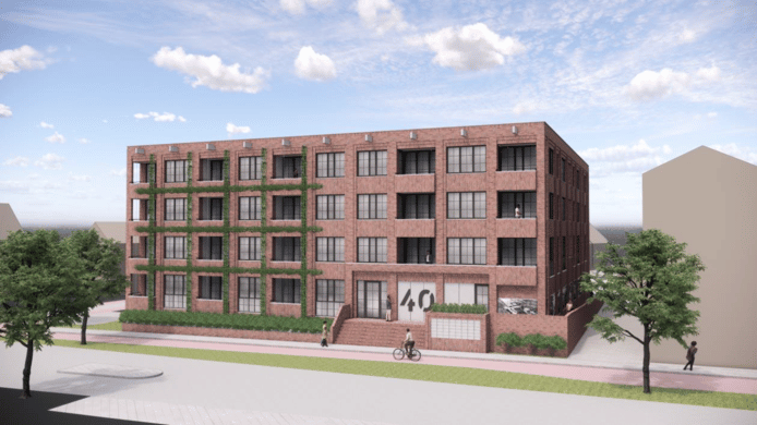 Zo komt het appartementencomplex aan de Bleekvelden eruit te zien.