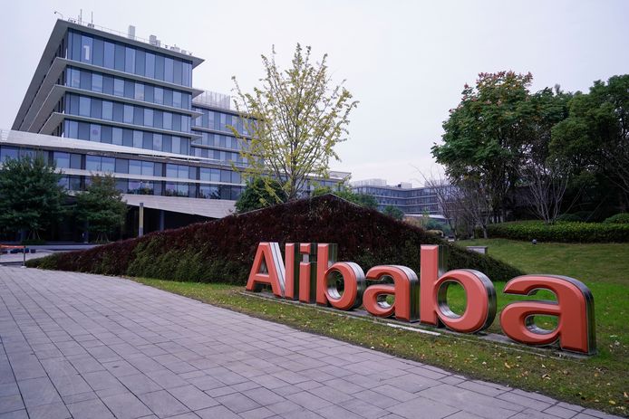 Het hoofdkwartier van Alibaba in Hangzhou, in China.