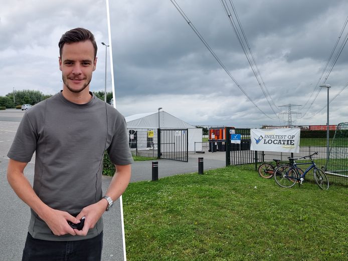 Tom Tjoelker (23) werd in Zutphen op een commerciële locatie getest voor zijn reis.