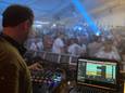Dj Dimitri Andreas, tijdens STRAFSTUDIE zaterdagavond op het Nelson Mandelaplein