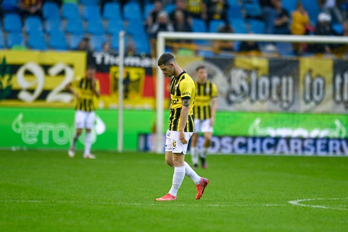Thomas Buitink tijdens de wedstrijd Vitesse - Willem II.