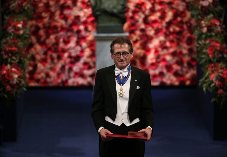 Chemicus Ben Feringa wint in 2016 de Nobelprijs. Beeld AFP  / Soren Andersson