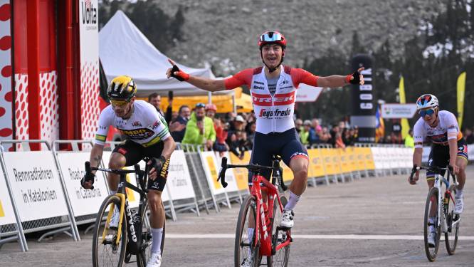Giulio Ciccone troeft Primoz Roglic en Remco Evenepoel af in eerste bergrit Ronde van Catalonië