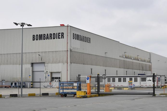 De vestiging van Bombardier in Brugge.