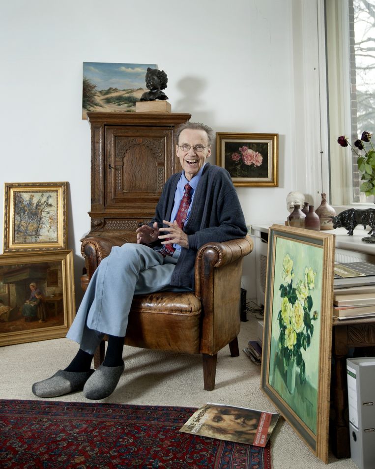 Jaap Zijlstra, maart dit jaar, in zijn woning in Amsterdam. Beeld Maartje Geels
