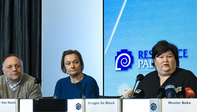 ‘Ik leg alleen verantwoording af voor wat ik heb gezegd, niet voor de uitspraken van Marc Van Ranst of minister De Block. Check gerust: ik heb mondmaskers nooit zinloos genoemd.’ Beeld PhotoNews