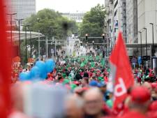 Entre 70.000 et 80.000 manifestants dans les rues de Bruxelles: “La vie est chère, il faut de meilleurs salaires”