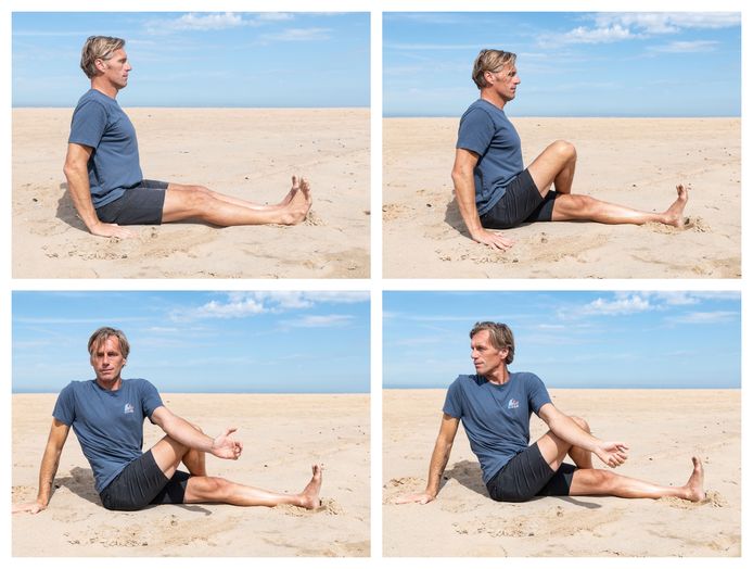 Yogaleraar Joachim Meire geeft vier oefeningen die je spijsvertering stimuleren.