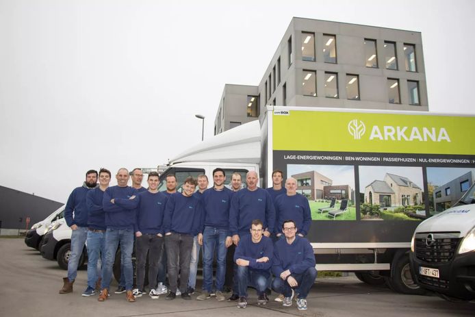 Het bouwteam van Arkana.