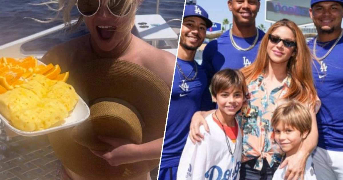 CELEB 24/7.  Britney Spears sails for the first time and Shakira spends time with her sons |  Celebrities