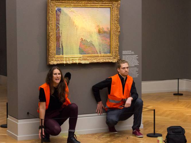 Klimaatactivist Mirjam (25) bekent: "Ik gooide aardappelpuree naar schilderij van Monet”
