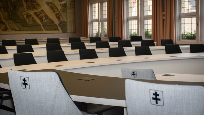 De Roeselaarse gemeenteraadszaal