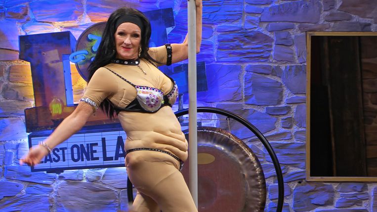 Tineke Schouten in last one laughing. Beeld Amazon Prime