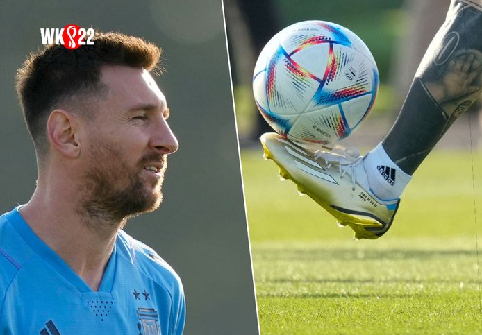 Lionel Messi heeft voor zijn laatste WK gouden schoenen van Adidas.