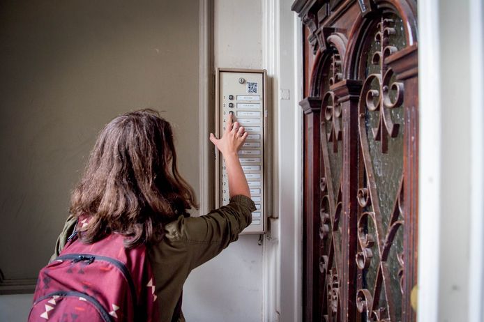 Een studentenhuis.