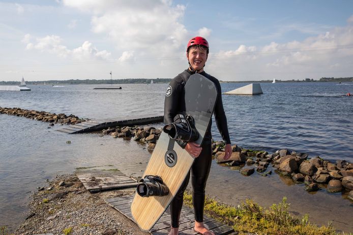Sjoerd Kerkhove, na het werk gaat Sjoerd graag zelf ook nog even het water op