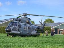 ‘Wat is dit? Hij stort neer, hij stort gewoon neer’: omwonenden Bredase wijk zien militaire helikopter dicht langs de huizen scheren