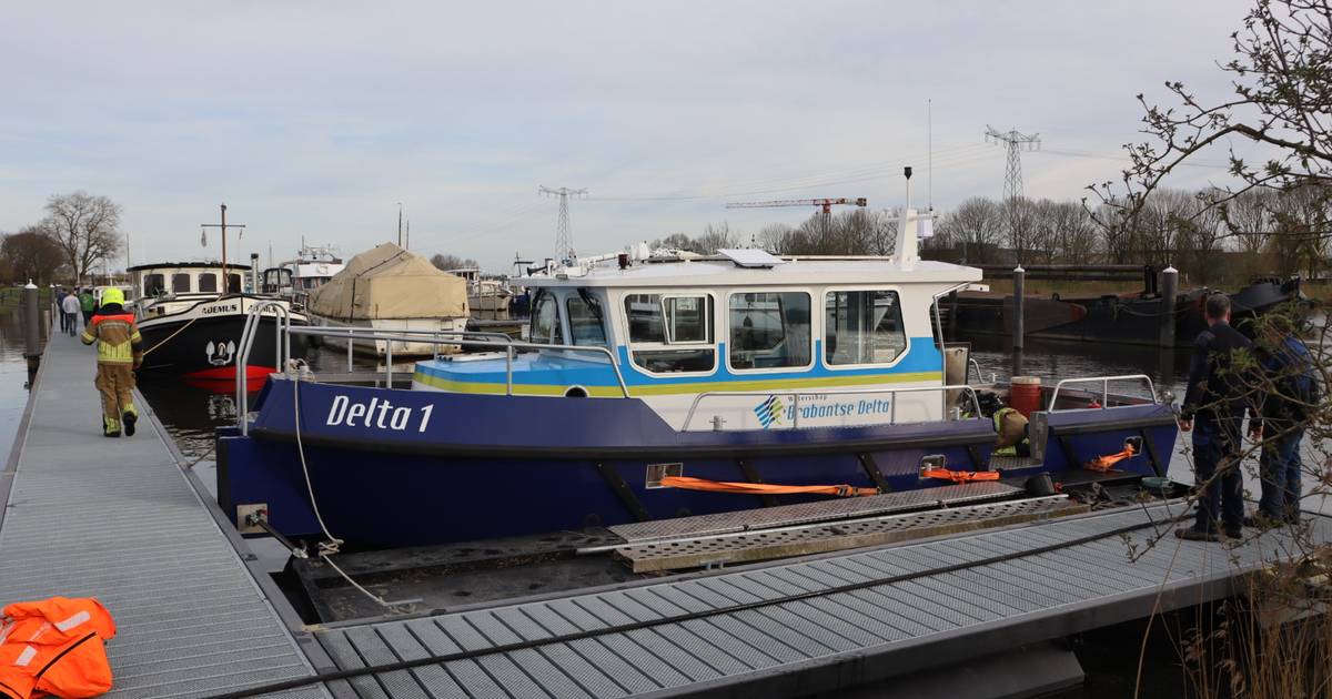 Schip van Brabantse Delta vliegt in brand tijdens het varen
