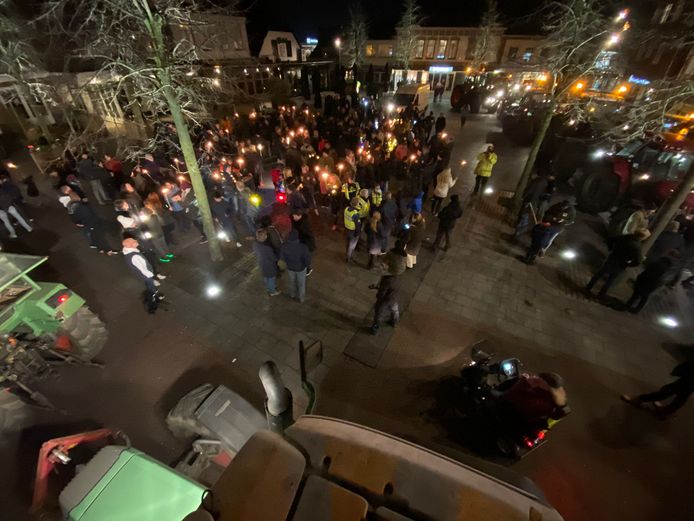 De fakkeltocht in Lichtenvoorde.