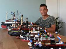 Tot in de kleinste details bouwt Jebbo (41) met Lego schepen na, maar nu even niet: ‘Mag niet van mijn vrouw’