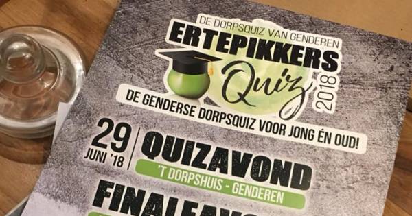 Ruim 400 deelnemers voor de eerste dorpsquiz van Genderen