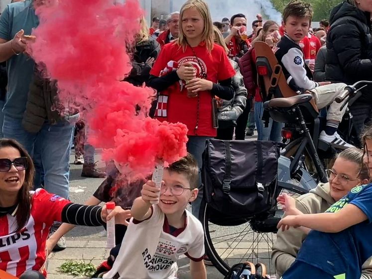 Volksfeest in Eindhoven: PSV is voor de 25ste keer landskampioen