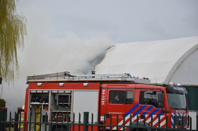 Brand in Marknesse.