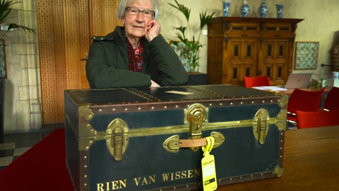 De koffer van emigrant Rien Wisse staat straks in het migratiemuseum Fenix in Rotterdam. ,,Zo is er ergens een herinnering aan hem.”
