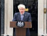 Britse premier Boris Johnson kondigt vertrek aan