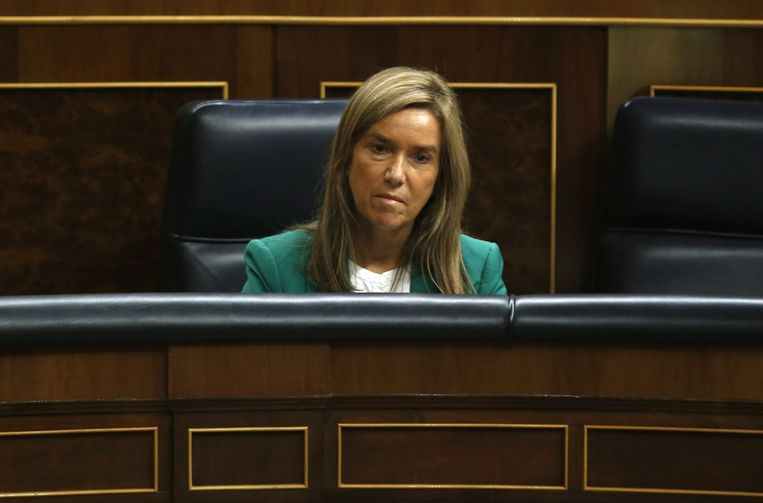 Ana Mato, de voormalig Spaanse minister van Volksgezondheid. Beeld reuters