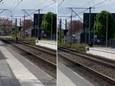 Une adolescente marche sur les rails pour prendre un selfie à la gare de Furnes: “Ça donne la chair de poule”