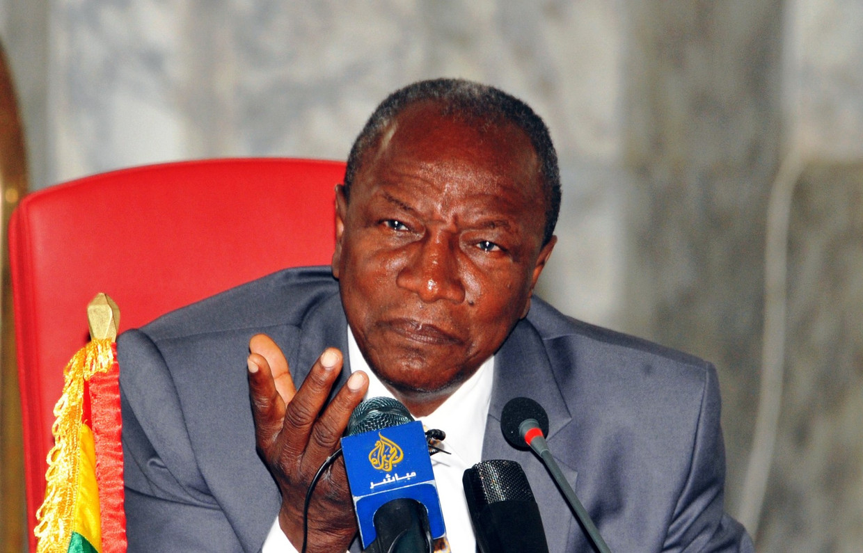 President Alpha Condé. Beeld afp
