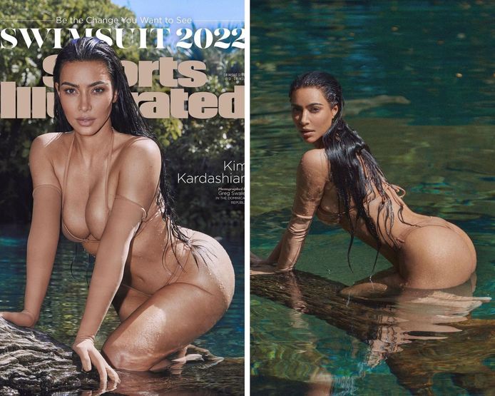 Kim Kardashian en couverture de « Sports Illustrated Swim »