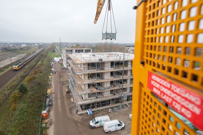Nieuwbouwproject Dongewijk bereikt het hoogste punt.